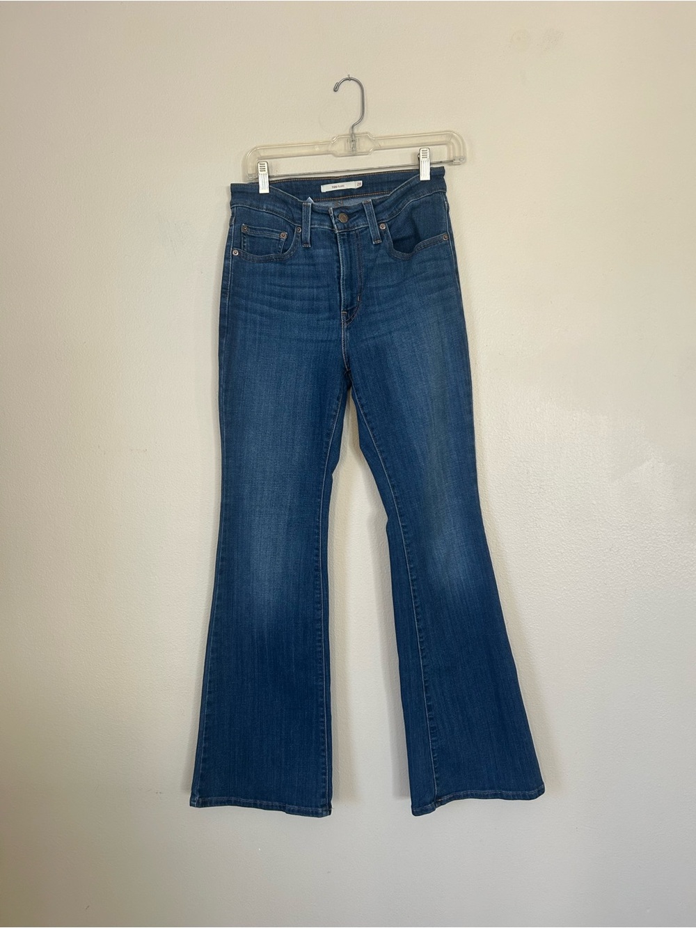 726 flare Levi's Mid Blue Flared Jeans